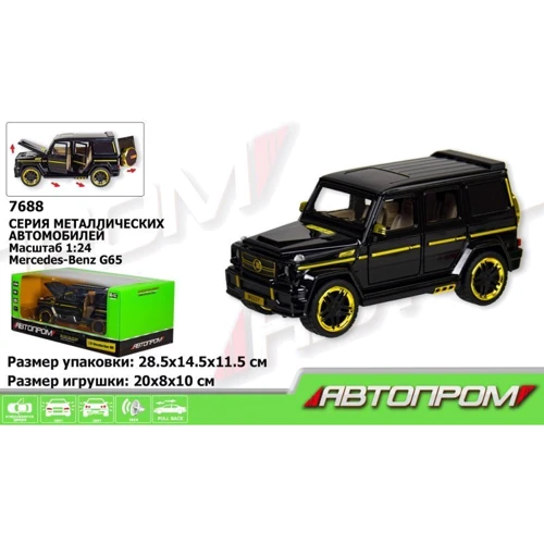 Машинка металл 7688 АВТОПРОМ 1:24 Mercedes-benz G65 AMG Brabus