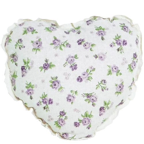 Подушка Прованс Серце lilac Rose 35х35 см (003704)