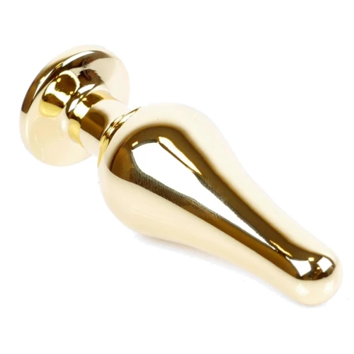 Анальная пробка BOSS Series Exclusivity Jewellery Gold Butt Plug Light Blue