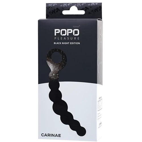 Анальная цепочка Toyfa POPO Pleasure Anal Beads Black