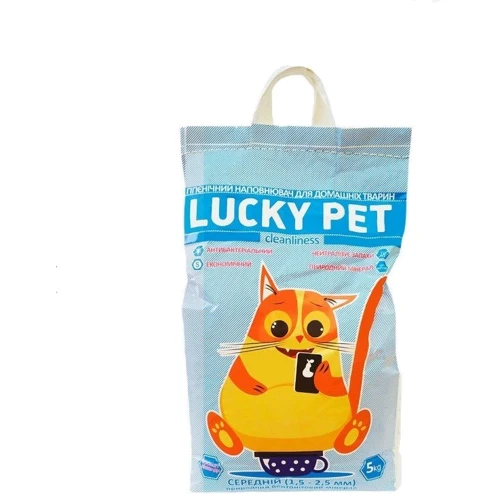 Наполнитель для кошачьего туалета Luсky Pet Бентонитовый средний 5 кг (4820224210124)