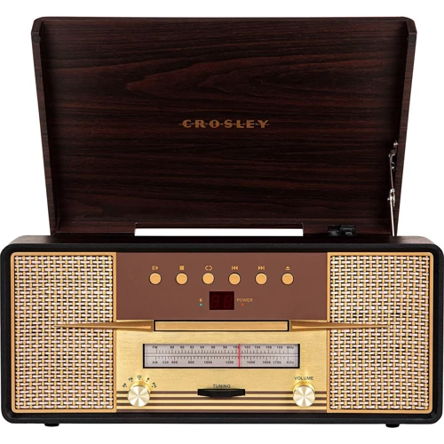 Виниловый проигрыватель Crosley Rhapsody Entertainment Center (Mahogany)