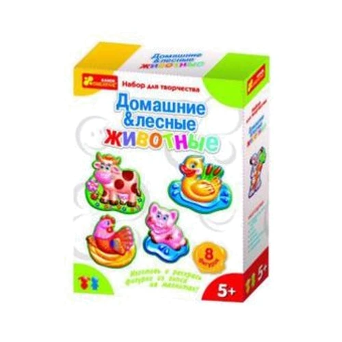 Гипс на магнитах Ranok-Creative Домашние и лесные животные (4014): Производитель Ranok-Creative