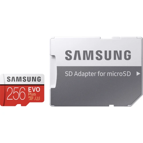 Карта пам'яті Samsung 256GB microSDXC Class 10 UHS-I U3 Evo Plus + adapter (MB-MC256HA/RU) фото 4