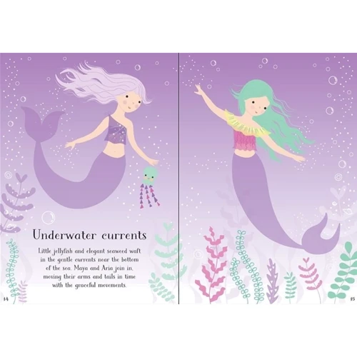 Little Sticker Dolly Dressing Mermaid / Книга з наклейками Русалочка: Обкладинка Мягкая