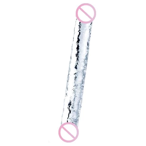 Двухсторонний фаллоимитатор LoveToy Flawless Clear Dildo 12"