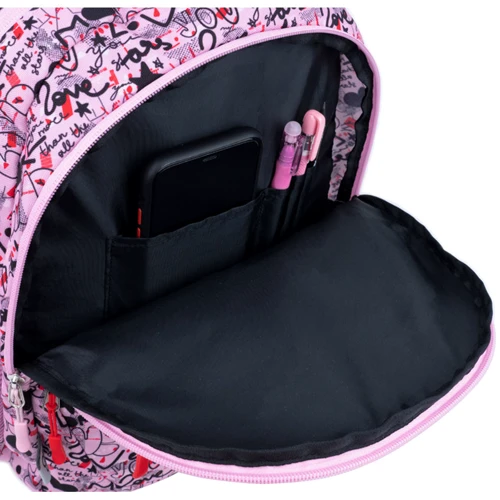 Рюкзак шкільний GoPack Education More love GO22-175M-2: Корпус рюкзака м'який