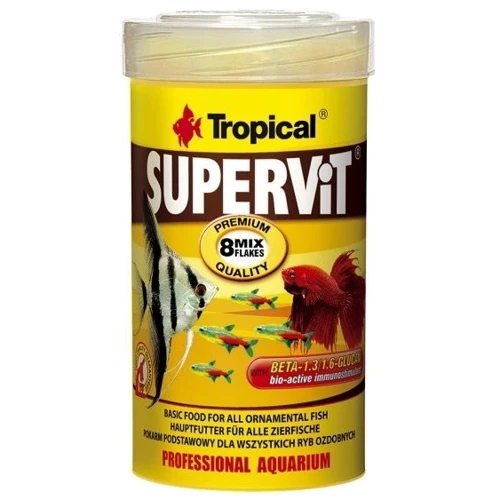 Корм для аквариумных рыб Tropical SuperVit в хлопьях 100 мл 20 г (5900469771037)