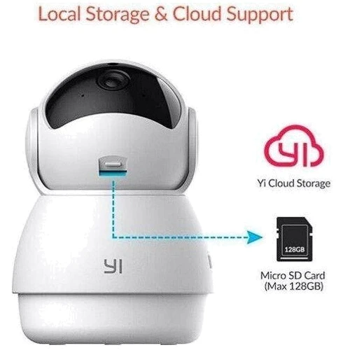 IP-камера відеоспостереження Xiaomi Yi Dome Guard Camera 360 (YRS3521): Роздільна здатність 1920 x 1080