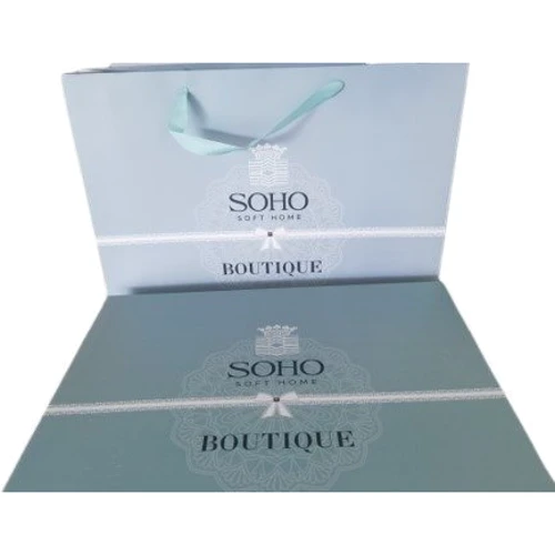 Комплект постельного белья SOHO Boutique Wave Auqa Сатин Жаккард евро (6994002): Материал сатин, жаккард