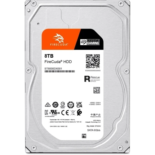 Внутренний жесткий диск Seagate Firecuda 8TB (ST8000DXA01): Объем 8 ТБ