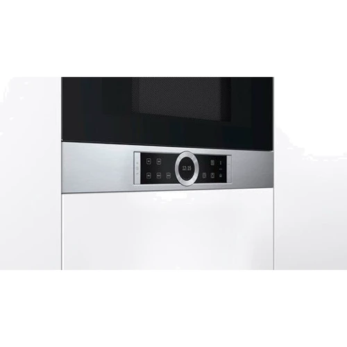 Вбудовувана мікрохвильова піч Bosch BEL634GS1: Колір Нержавіюча сталь