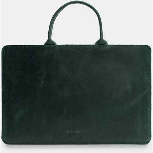 INCARNE Handmade with handles Stem Green for MacBook Air 15" M3 | M2 (2024 | 2023)