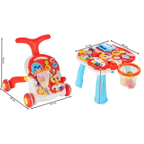 Ігрова каталка-ходунки Limo Toy HB 0008 (Червоний) фото 9