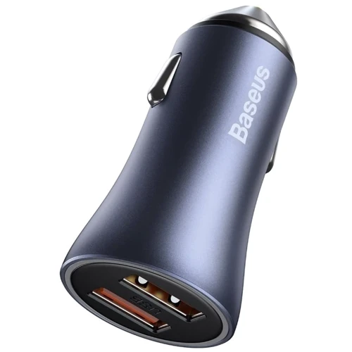 Зарядное устройство Baseus Car Charger 2xUSB Golden Pro 40W Gray (CCJD-A0G): Особенности Быстрая зарядка