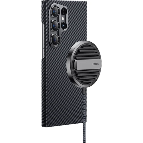 Чохол для телефона Benks MagClap ArmorAir Case Black для Samsung S928 Galaxy S24 Ultra: Тип накладка на задню частину