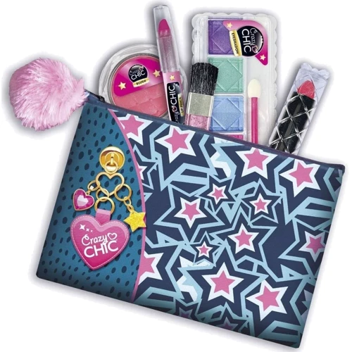 Набор детской косметики для макияжа Clementoni Make Up Pochette серия Crazy Chic (8005125186976): Тип Наборы