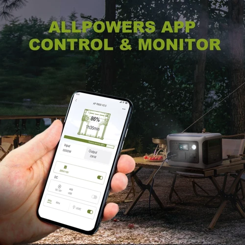 Зарядная станция Allpowers R600 299Wh 600W LiFeP04 Beige: Количество розеток 220V 2