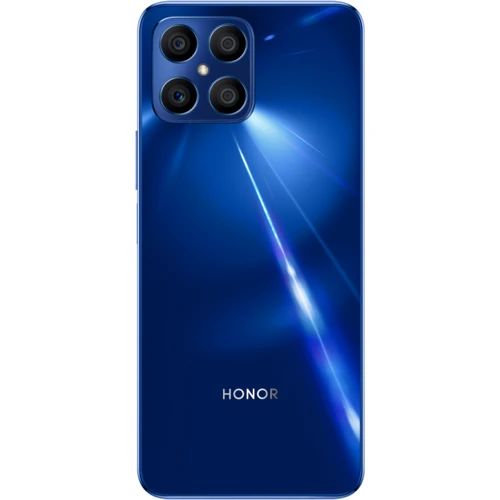 Смартфон Honor X8 6/128GB Blue: Камера 64 Мп + 5 Мп + 2 Мп + 2 Мп / спалах / Фронтальна 16 Мп
