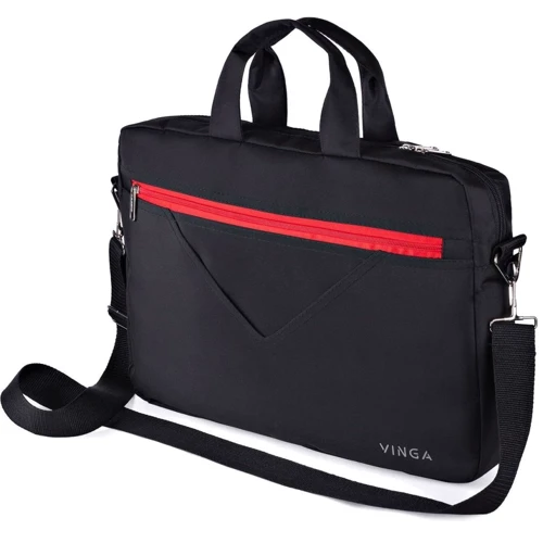 Сумка для ноутбуков Vinga 15.6" Black/Red (NB250BR)