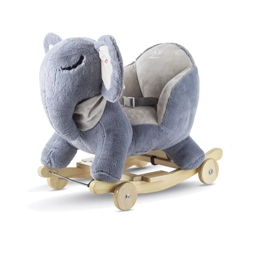 Слоник-качалка з коліщатками Kinderkraft (KKZSLONGRY0000)
