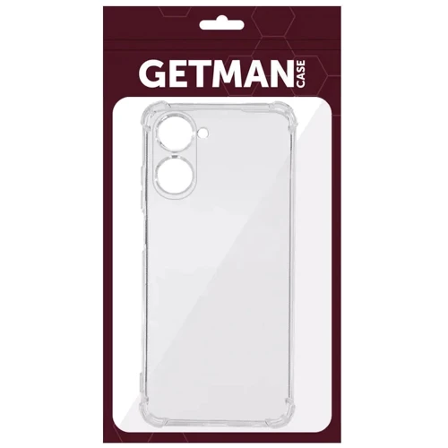 Чохол для телефона TPU Case GETMAN Ease logo Full Camera Transparent for Realme 10 4G: Колір прозрачный