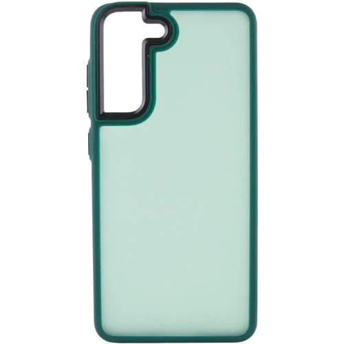 Аксессуар для смартфона Epik TPU+PC Lyon Frosted Case Green for Samsung G990 Galaxy S21 FE: Совместимость Samsung G990 Galaxy S21 FE