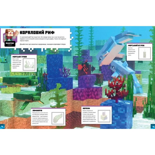 Стефані Мілтон: MINECRAFT. Стікербук Підводні пригоди: ISBN 978-617-7688-49-4