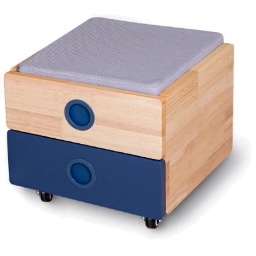 Комплект (L) Mealux Cтол Timberdesk Wood S Тумба BD-920-2 PN + Крісло Onyx Duo G (BD-685 S+ box BD 920-2 PN+Y-115 G)