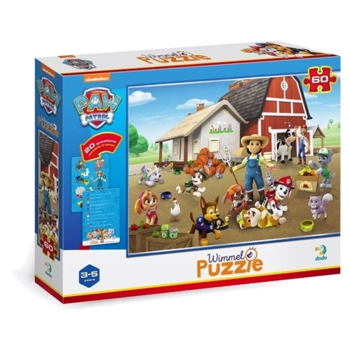 Вимельпазл Dodo Paw Patrol На ферме 60 элементов (200452)