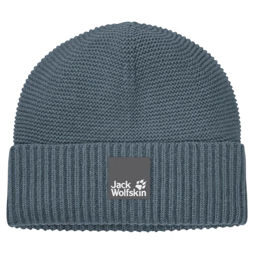 Шапка Jack Wolfskin Nature Wool Beanie синяя (1910861_1268)