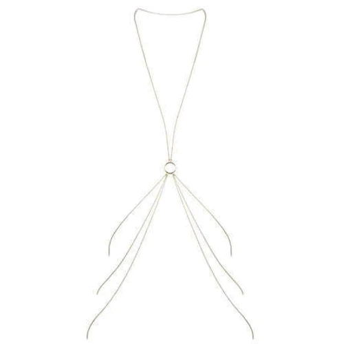 Украшение для тела Bijoux Indiscrets Magnifique 8 Body Chain - Gold
