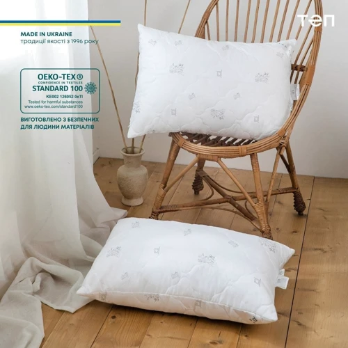 Подушка ТЕП Природа Membrana Print Bamboo 70x70 см (4820185674034): Тип Обычная подушка