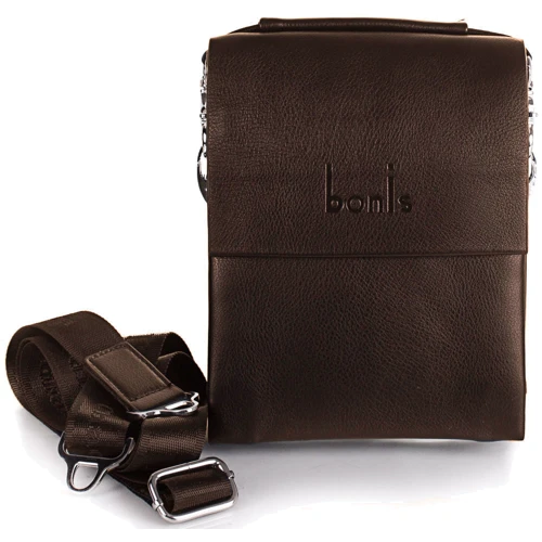 Мужская сумка планшет Bonis коричневая (SHIS8607-brown): Пол Мужской