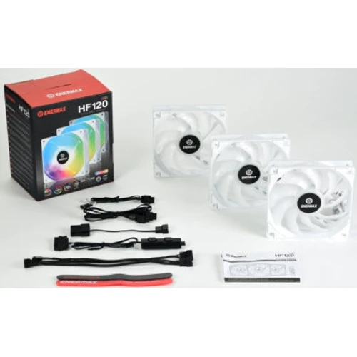 Кулер Enermax HF120 ARGB 120mm White 3-Pack (UCHF12PARGB-W-BP3): Тип подшипника гидродинамический