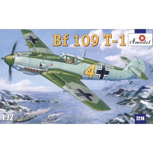 Модель Amodel Палубный истребитель Люфтваффе Messerschmitt Bf 109 T-1 (AMO7214)