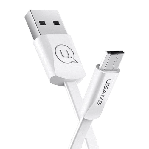 Кабель Usams USB Cable to microUSB 1.2m White (US-SJ201) фото 3