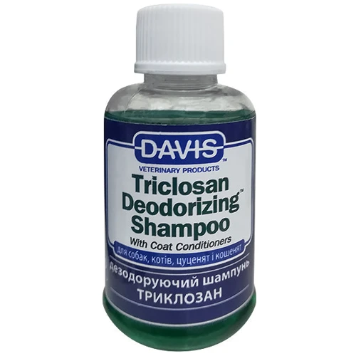 Шампунь-концентрат дезодорирующий Davis Triclosan Deodorizing Shampoo с триклозаном для собак, котов 50 мл (52505)