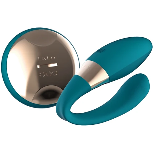 Вибратор для пар LELO Tiani Duo Ocean Blue, 2 мотора, пульт ДУ: Для кого Для пары