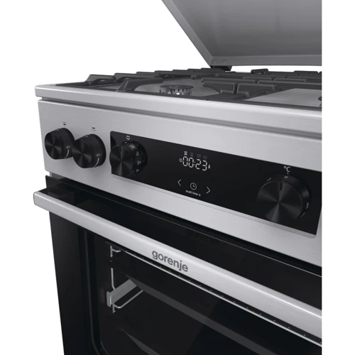 Плита комбинированная Gorenje GKS6C71XF: Объем духовки, л 71