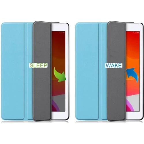 Аксессуар для iPad BeCover Smart Case Light Blue (707965) for iPad 10.2" (2019-2021): Материал искусственная кожа