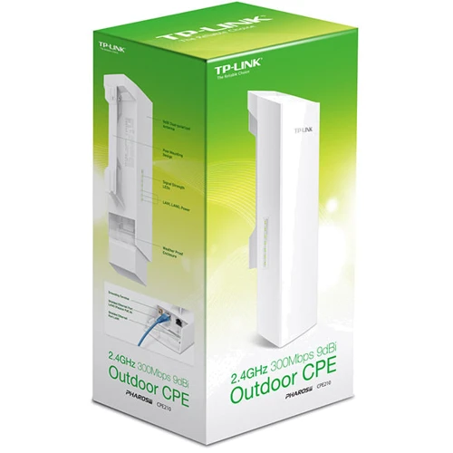 Точка доступа WiFi TP-Link CPE210: Коефициент усиления антенны 9 dBi