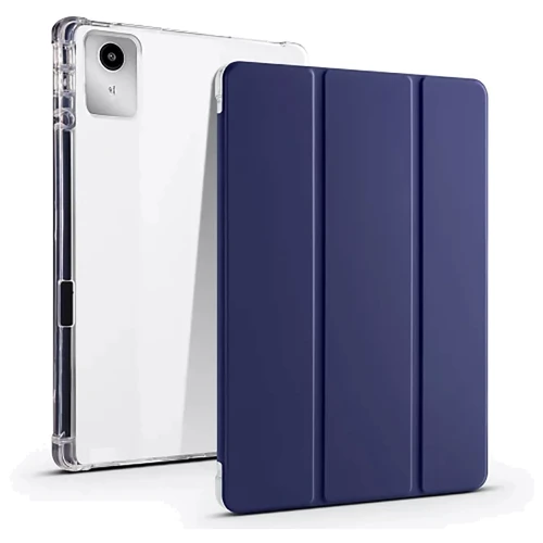 Аксессуар для планшетных ПК BeCover Case Book Soft Edge with Pencil mount Deep Blue for Lenovo Tab M11 TB-TB330FU/Xiaoxin Pad 11 2024 (712539): Цвет синий