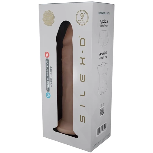 Фаллоимитатор SilexD Oscar Flesh (MODEL 2 size 9in) Liquid Silicone подходит для Apollo