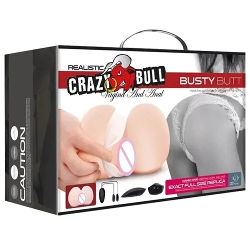 Мастурбатор вагина-анус с вибрацией LYBAILE Realistic Crazy Bull (BM-009141Z-1)