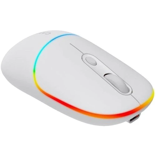 Мышь Canyon MW-22 Dual Band RGB Wireless Snow White (CNS-CMSW22SW): Эргономика симметричная для левшей