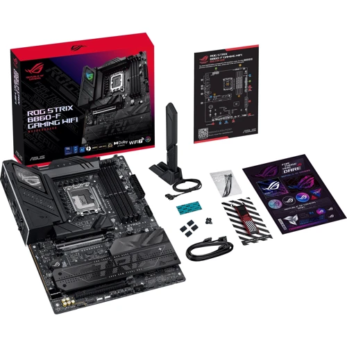 ASUS ROG STRIX B860-F GAMING WIFI UA: Оперативная память 4xDDR5 9066 МГц, до 256 ГБ