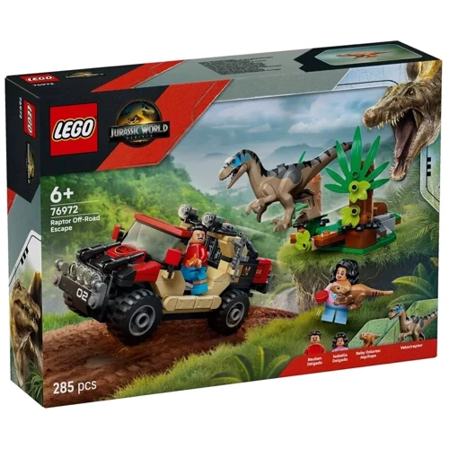 Конструктор LEGO Jurassic World Втеча по бездоріжжю від раптора (76972)