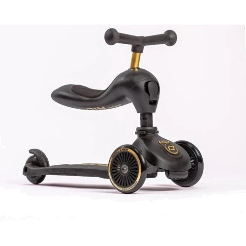 Самокат Scoot and Ride серії Highwaykick-1 чорний, до 3 років / 20кг (SR-96428): Тип коліс литые