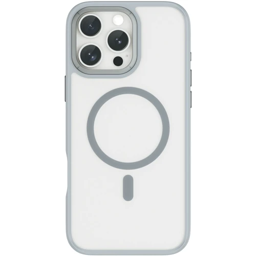 Чехол для iPhone WIWU Magnetic Armor Pro Series Grey (FGG-012) for iPhone 16 Pro Max: Материалы поликарбонат и полиуретан